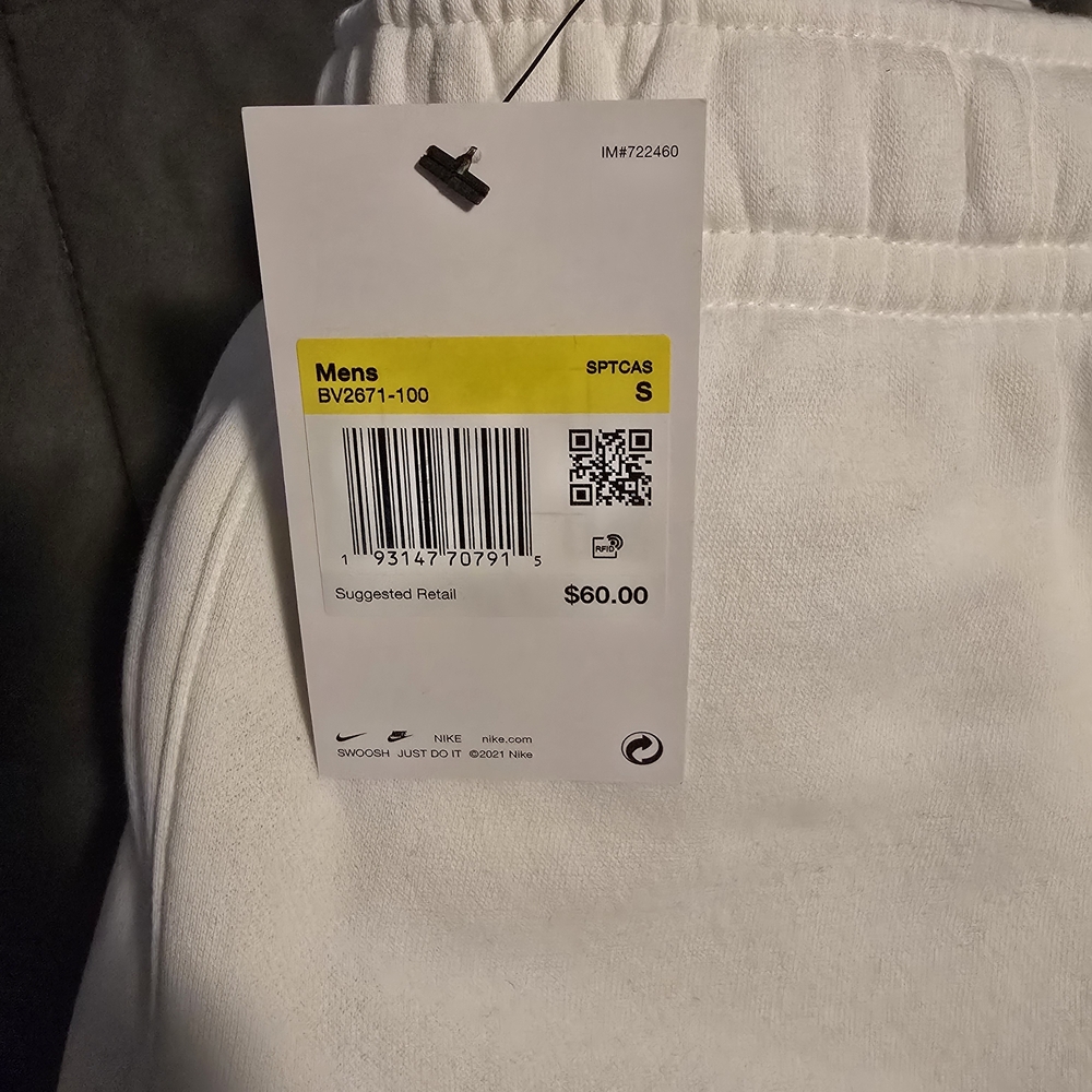 Nike White Sweatpants